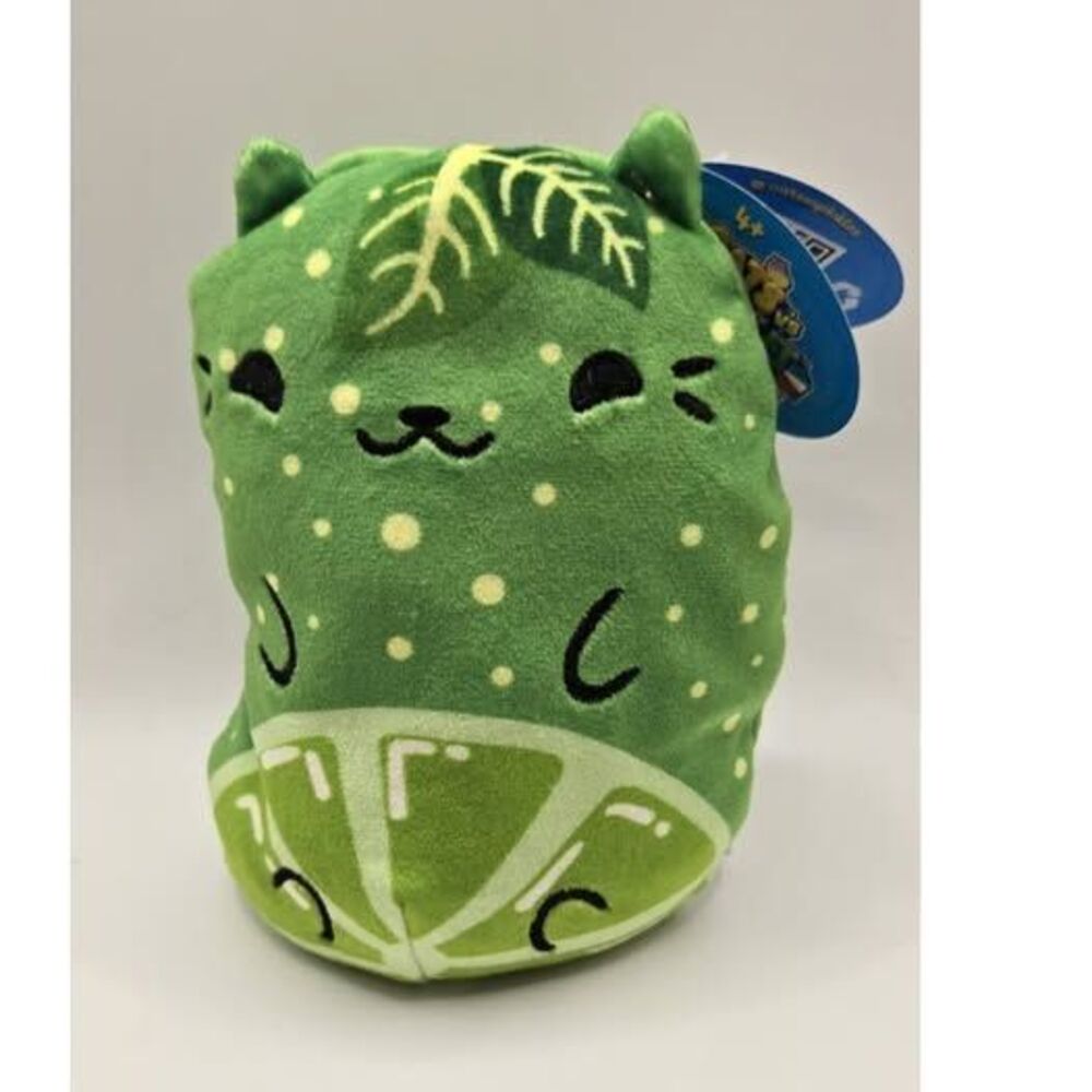 Cats vs Pickles Chonk #404 Limerick – Gold Wave – Irish Shamrock Kitty Plush NWT